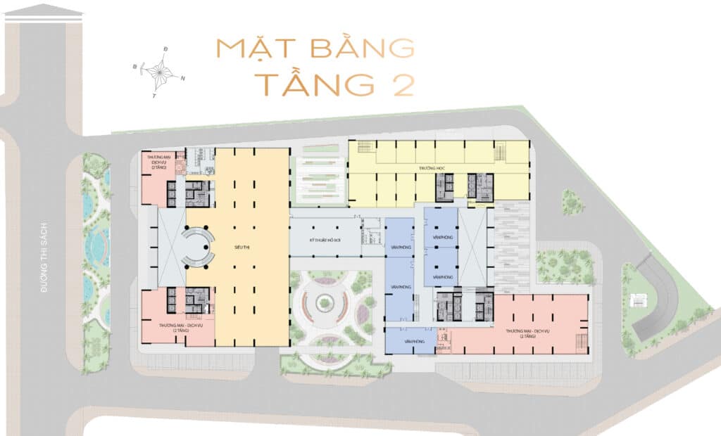 Mặt bằng Vũng Tàu Pearl tầng 2