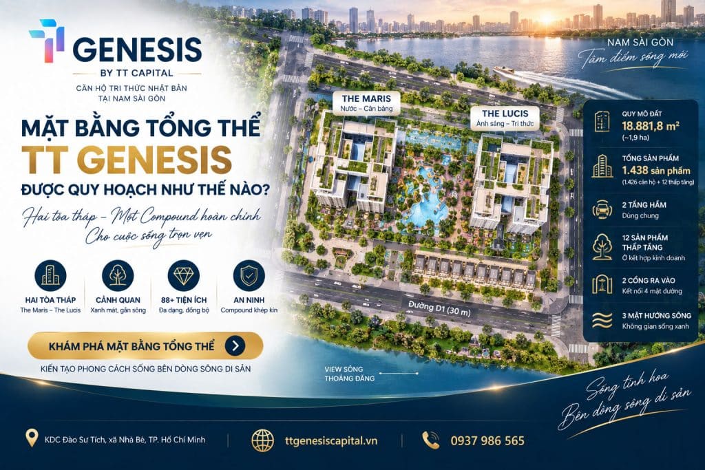 Mặt Bằng Tổng Thể TT Genesis Được Quy Hoạch Như Thế Nào?