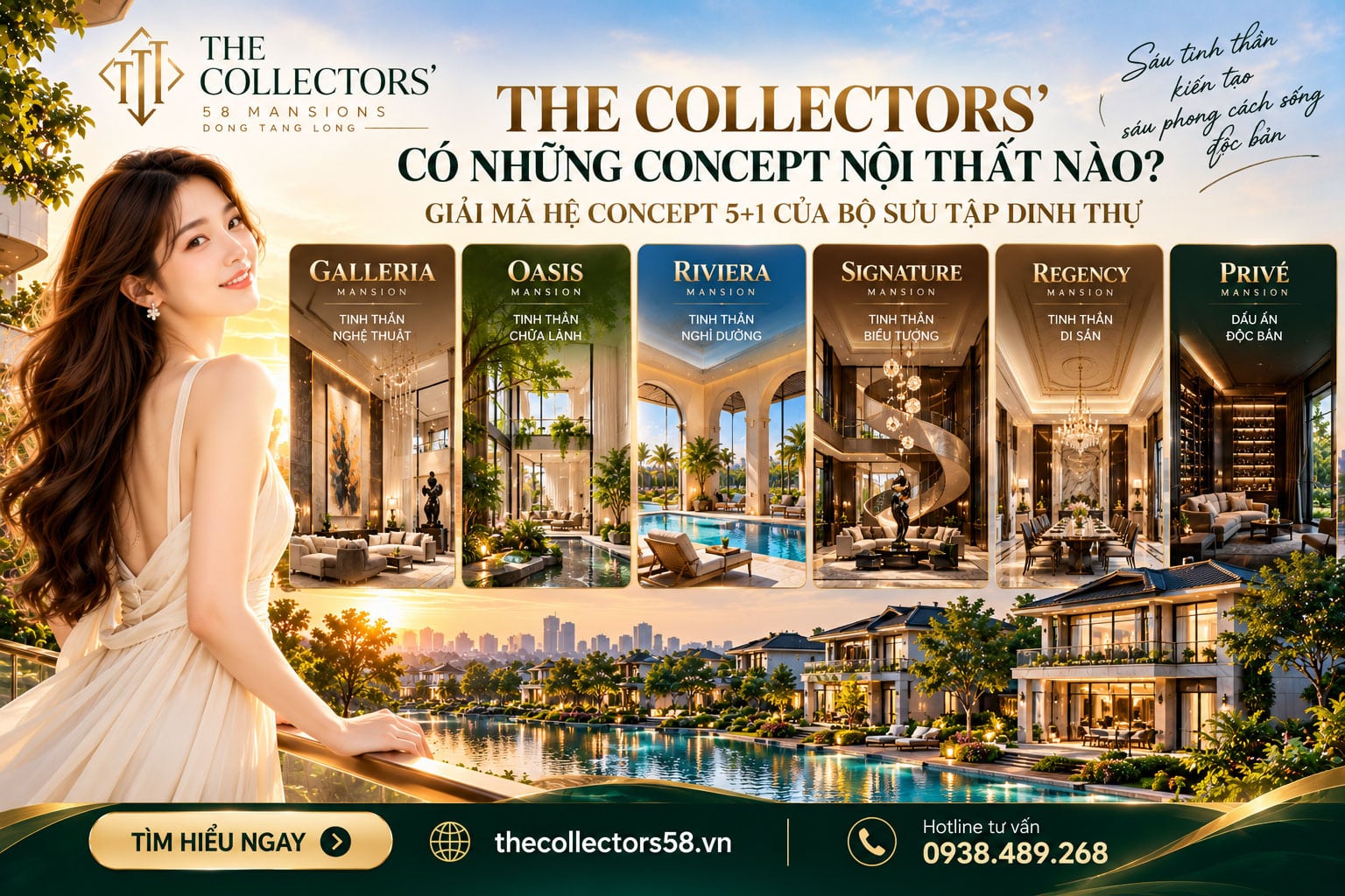 The Collectors’ Có Những Concept Nội Thất Nào? Giải Mã Hệ Concept 5+1 Của Bộ Sưu Tập Dinh Thự
